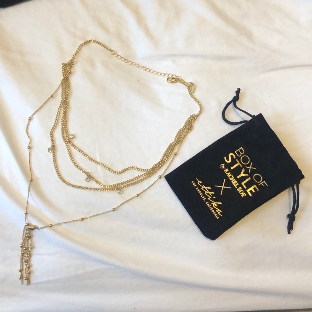 Ettika chloe tassel necklace from rz box of style